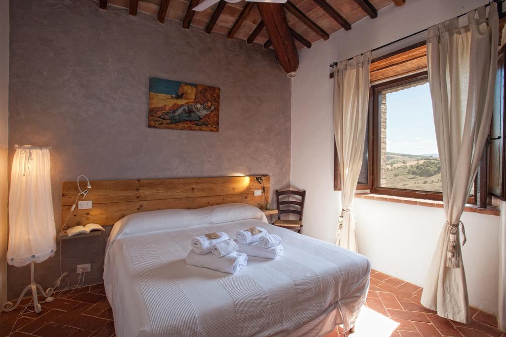 Podere Casella Villa Castiglione dʼOrcia Rum bild